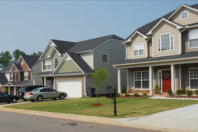 Homes on Street