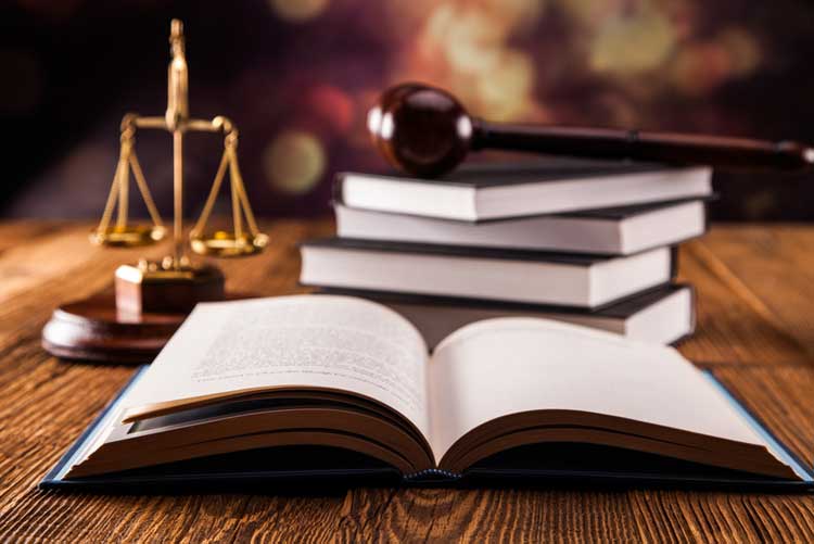 Law Books and Gavel